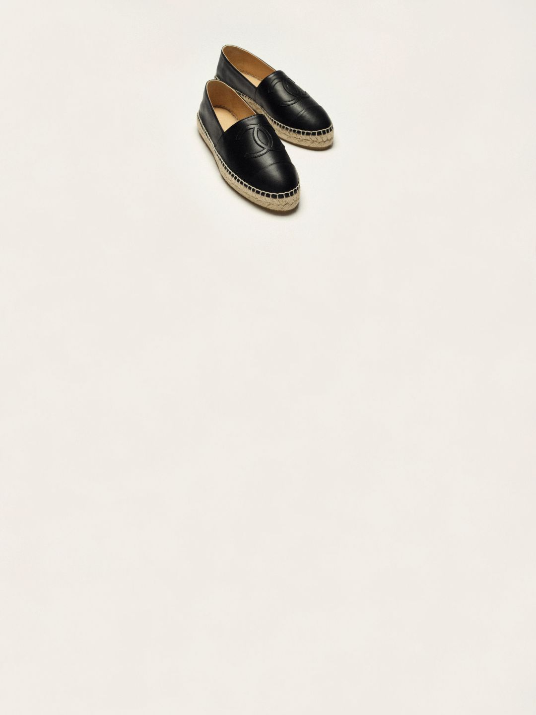 Black Leather Espadrilles #3