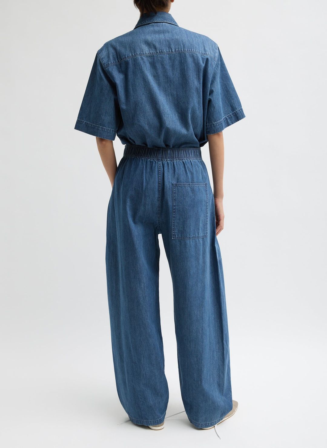 Summer Denim Classic Wash Camp Shirt #8