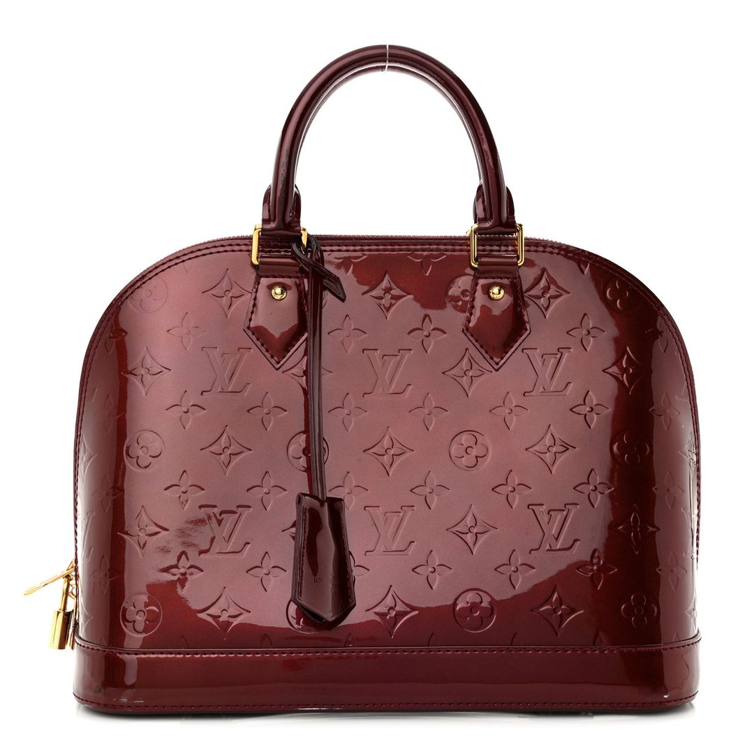 LOUIS VUITTON Vernis Alma PM Rouge Fauviste