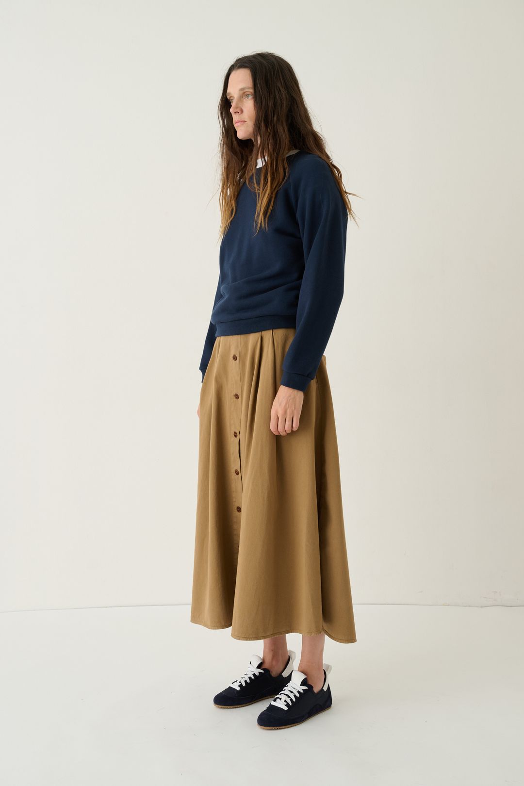 The Venetian Skirt in Camel #9