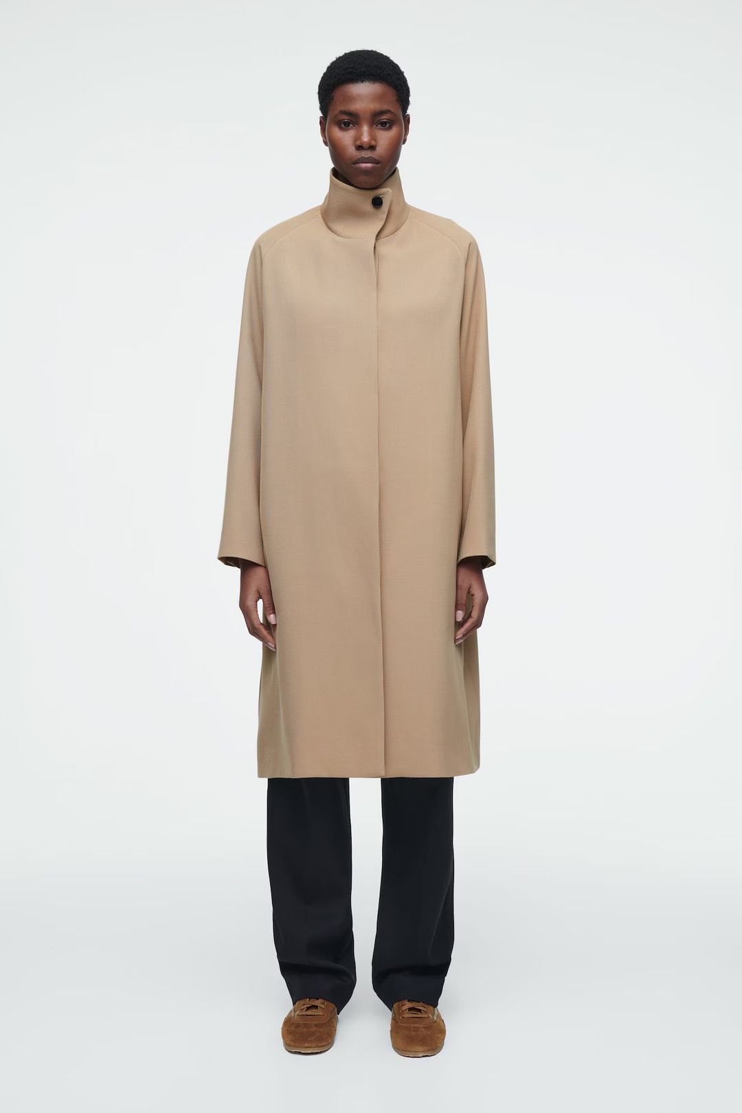 MINIMAL LEATHER SNEAKERS in COGNAC #5