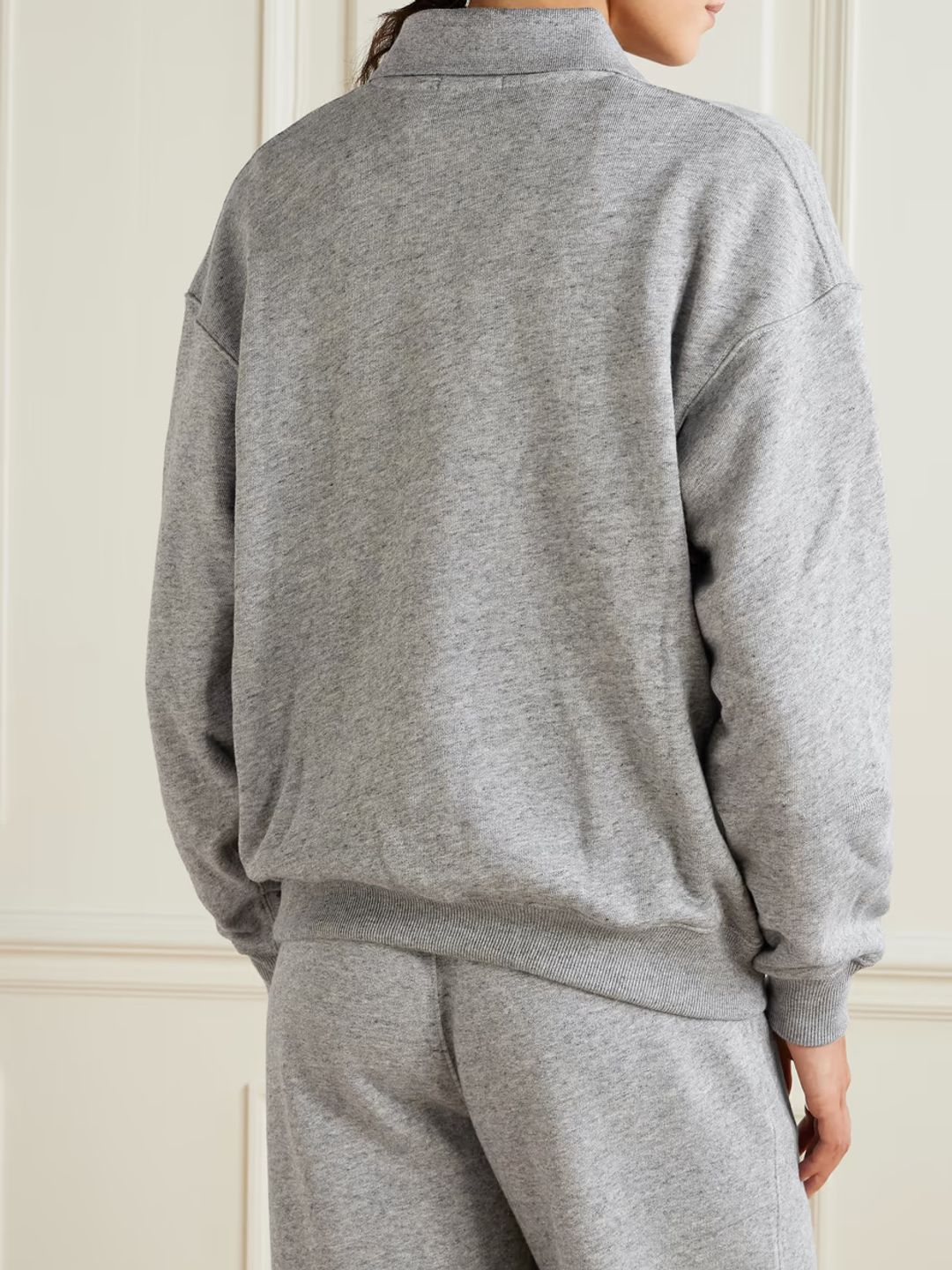 Embroidered cotton-blend jersey polo shirt #3