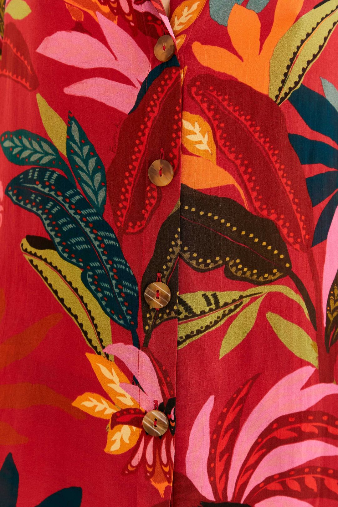 Red Rooster Leaves Long Sleeve Shirt #10