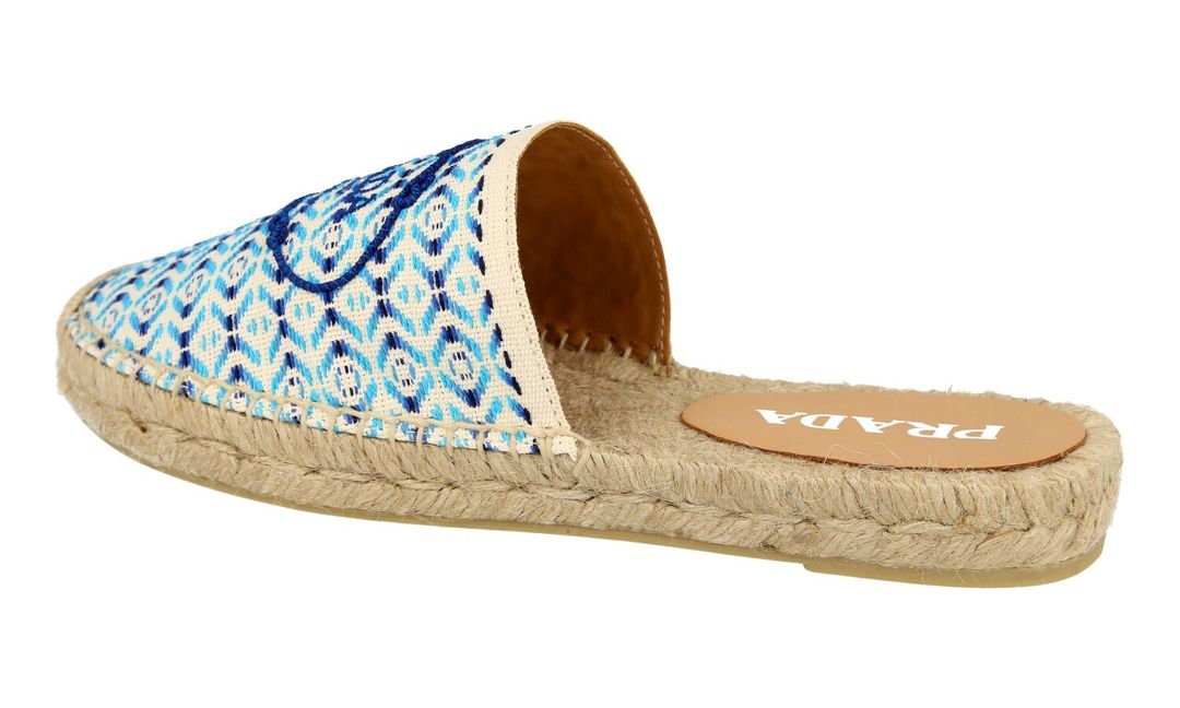 Espadrilles Mules Slides Sandals Shoes - 1S155M Blue #5