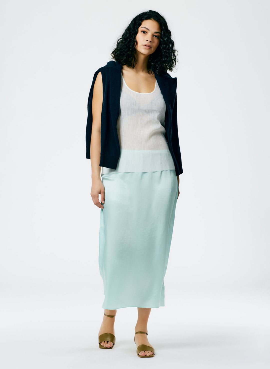 Crepe Gauze Racerback Tank #3