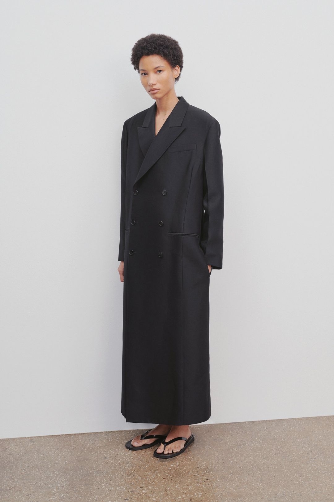 Catena Coat in Wool and Silk #3