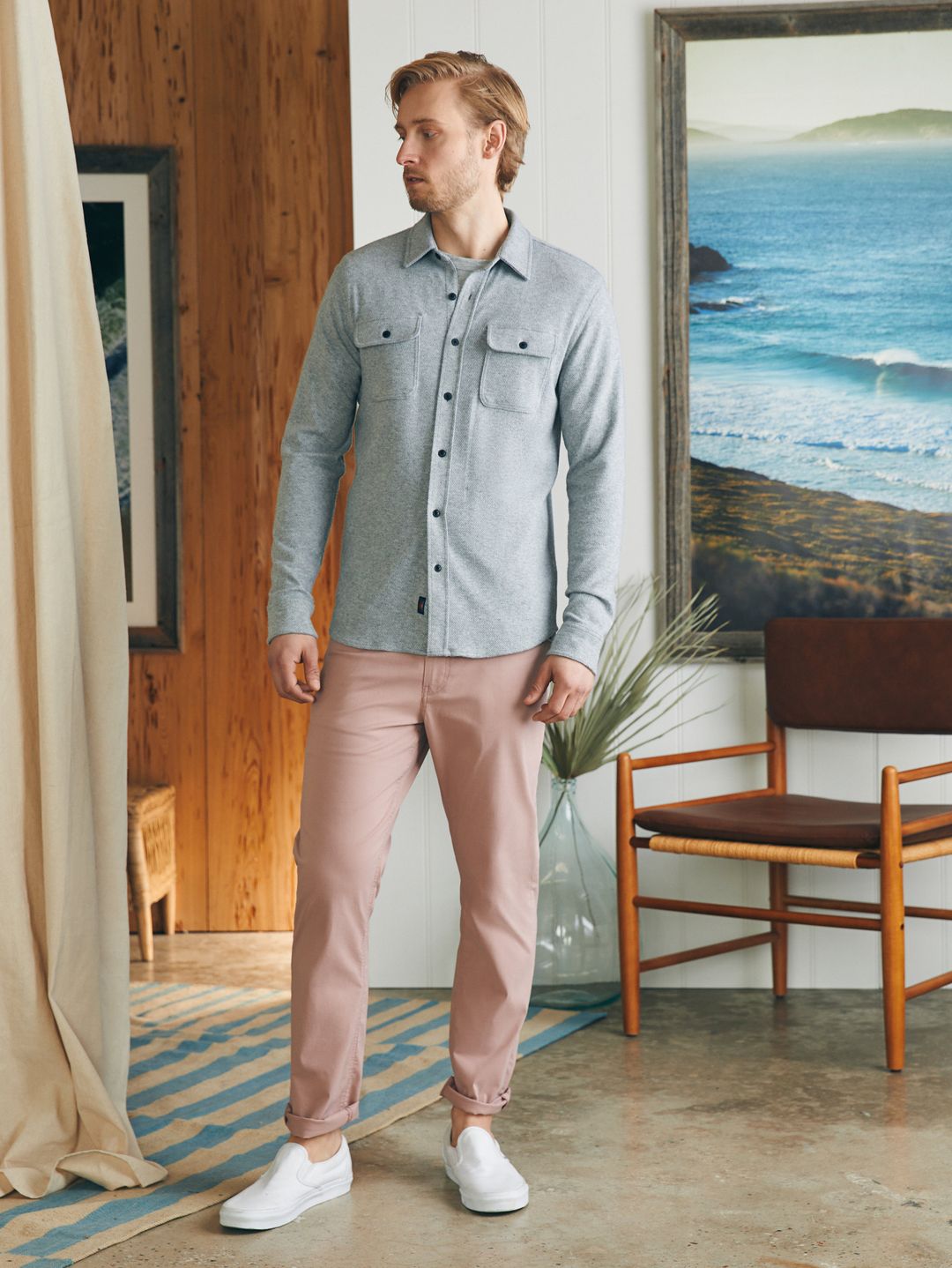 Legend™ Sweater Shirt (Tall) - Fossil Grey Twill #4