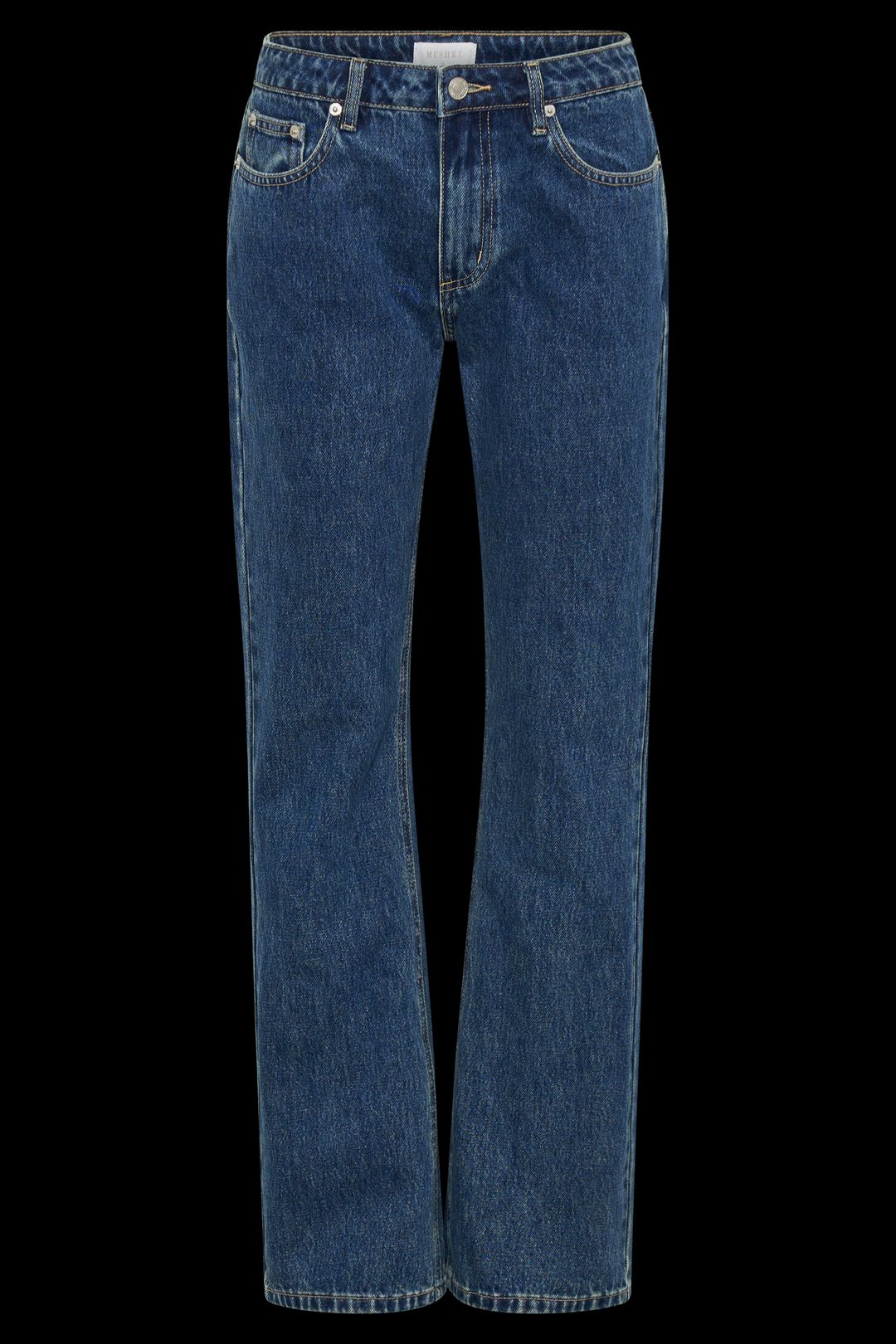 Stephy Low Rise Straight Leg Denim Jean - Dark Blue #13