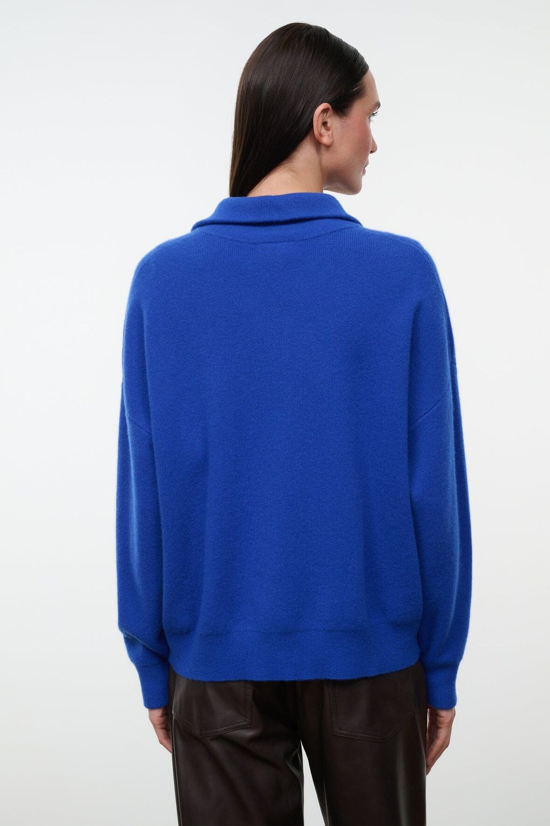 HUDSON CASHMERE SWEATER | COBALT #3