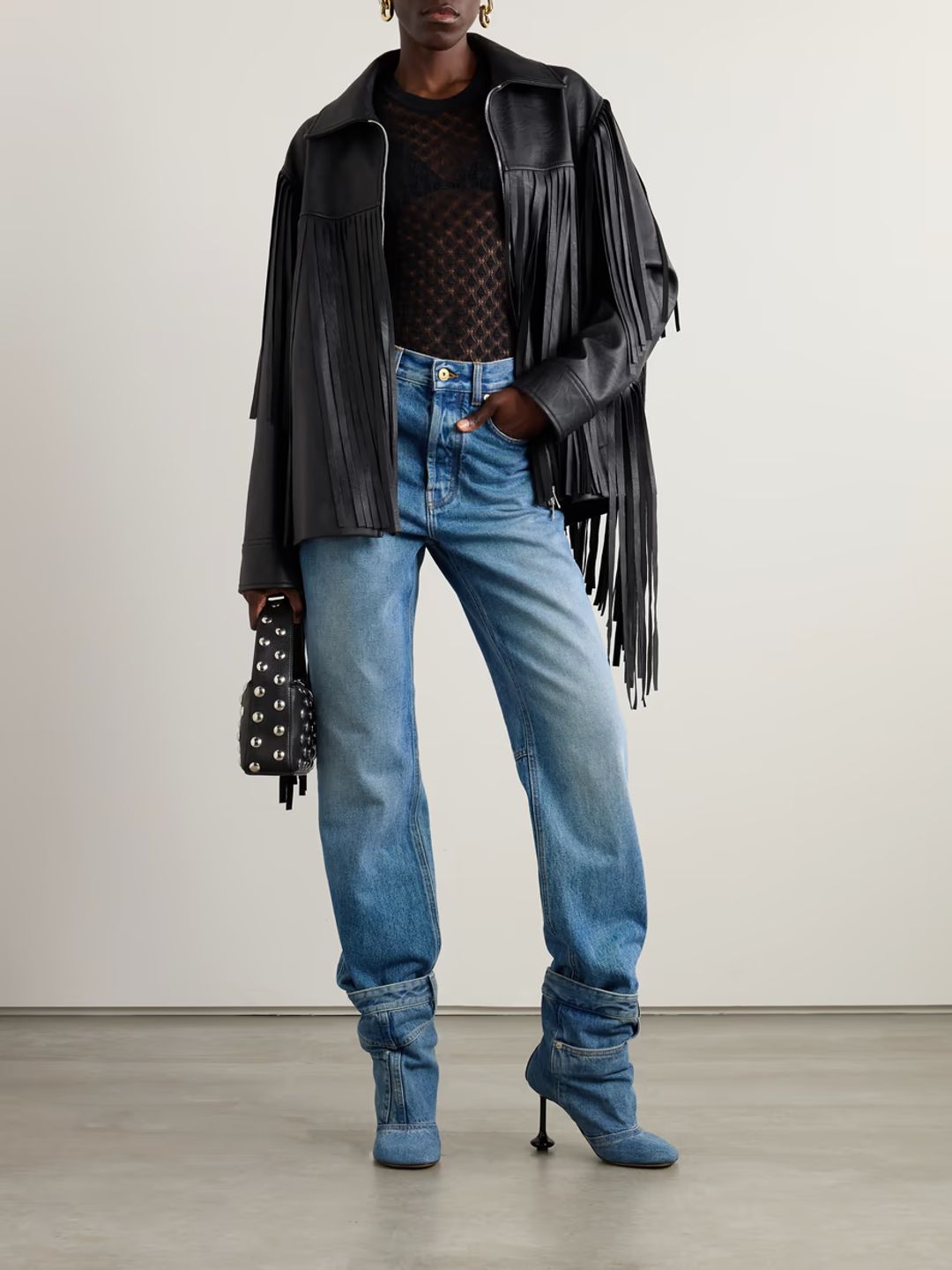 Zavia open-knit sweater