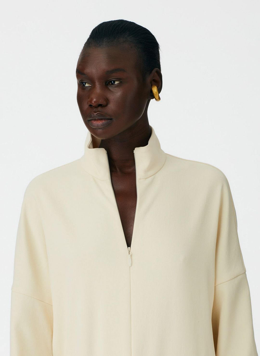 Chalky Drape Zip Up Jumpsuit #6