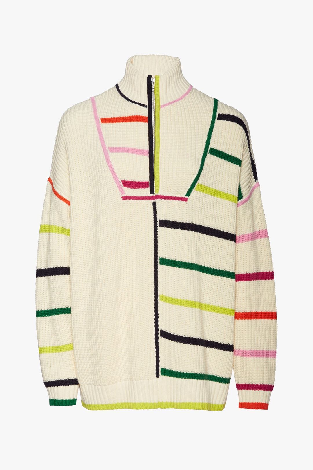 HAMPTON SWEATER | CREME RAINBOW MULTI #5