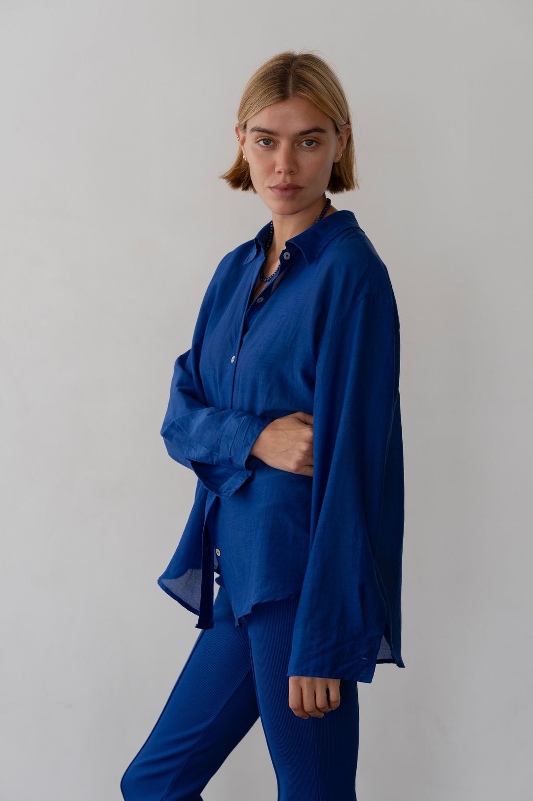 The Silk Cotton Sheer Shirt #4
