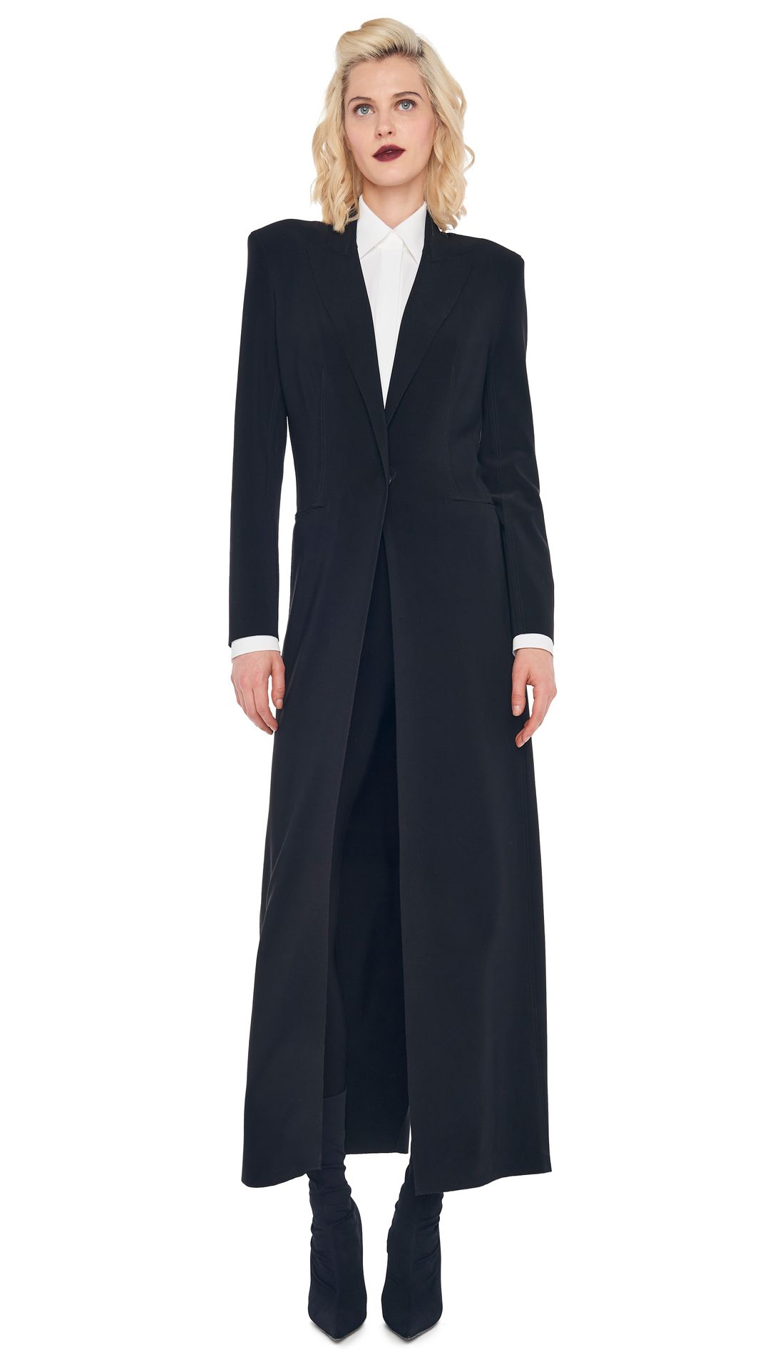 LEGGING W/ FOOTIE W/O WAISTBAND with SINGLE BREASTED COAT