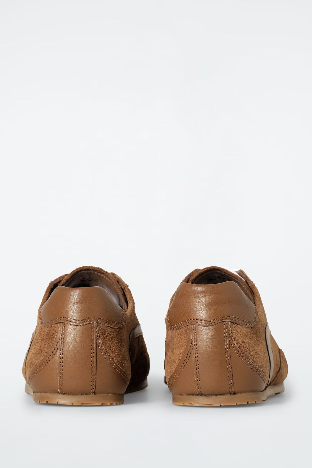 MINIMAL LEATHER SNEAKERS in COGNAC #3