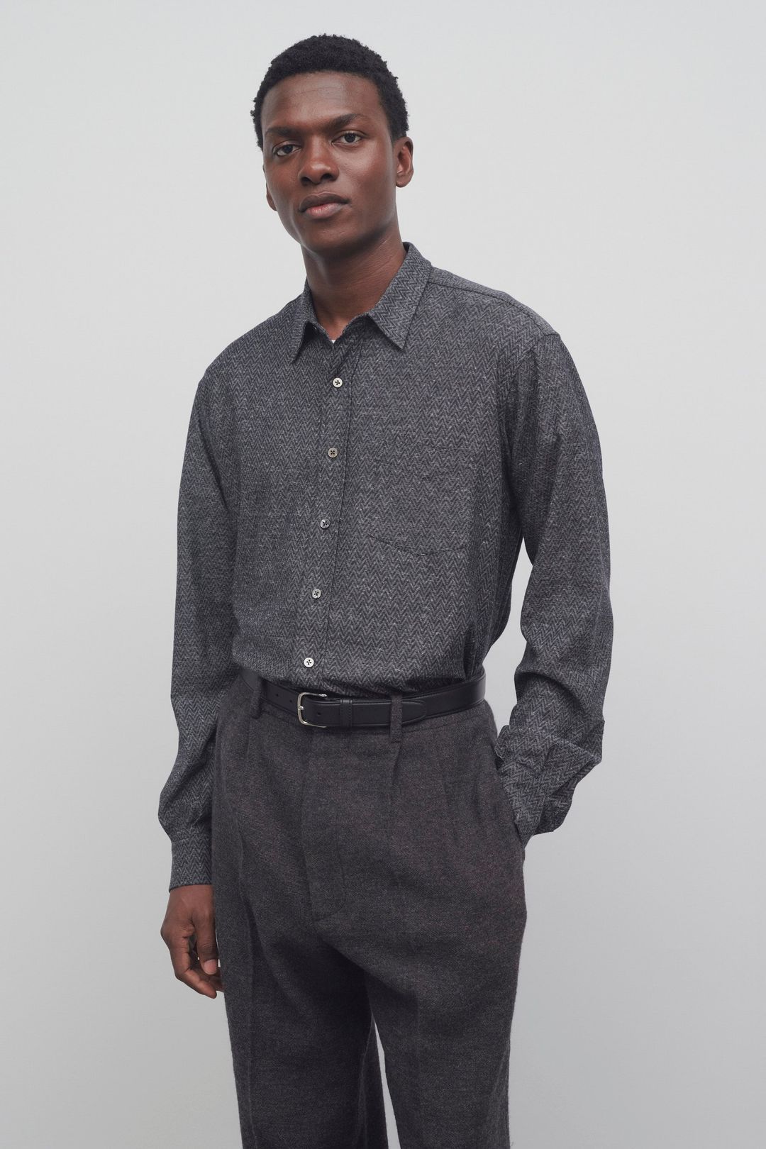 Cardiff Shirt in Cotton and Linen #3