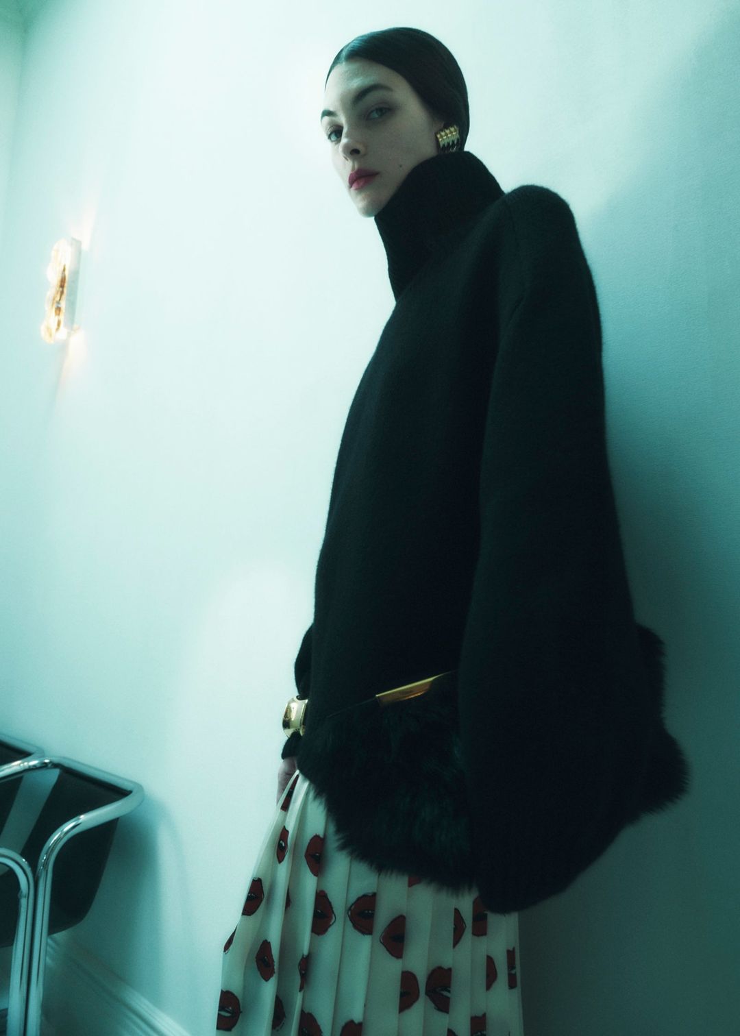 The Landen Sweater in Black #6