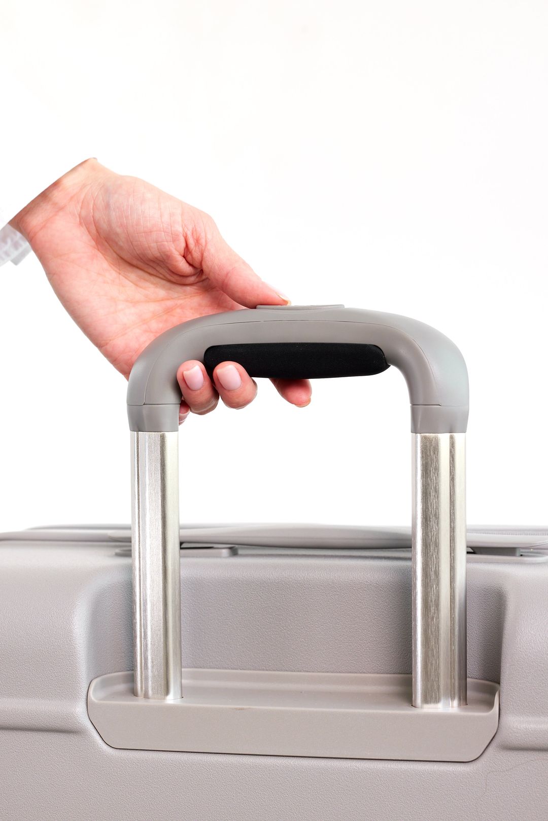 The Medium Check-In Roller in Grey #9