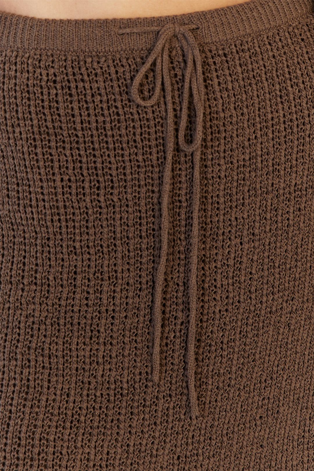 MARGOT CHOC KNIT CROCHET MINI SKIRT #5