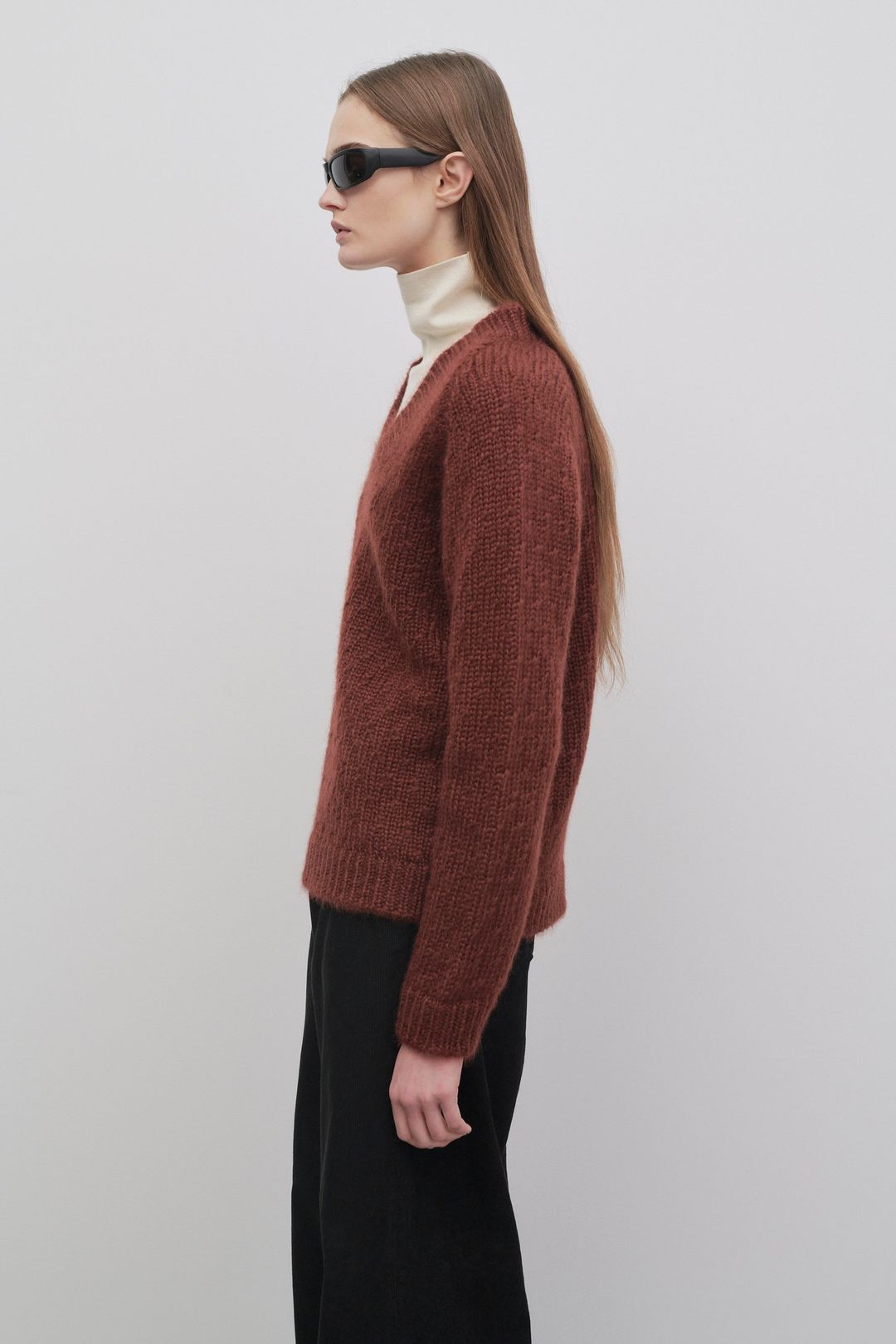 Finley Sweater in Mohair and Silk #10