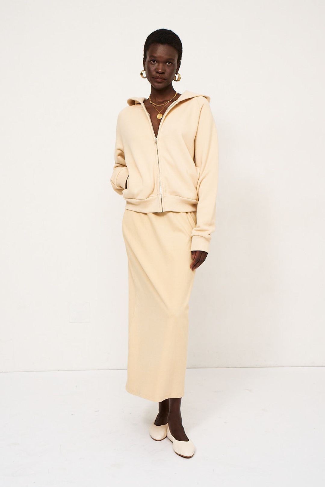 The Bird Hoodie in Butter #4