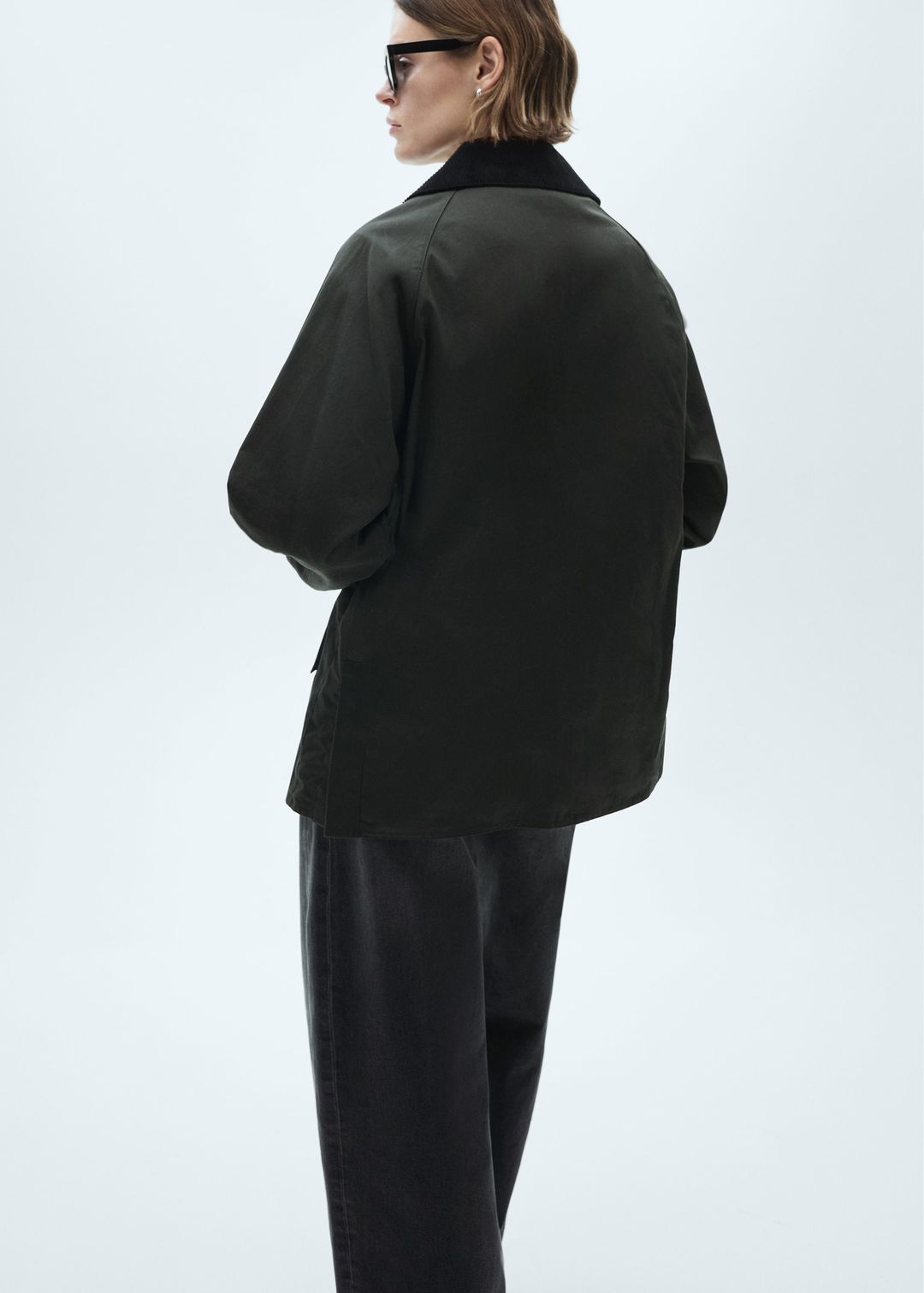 Waxed-effect parka #3