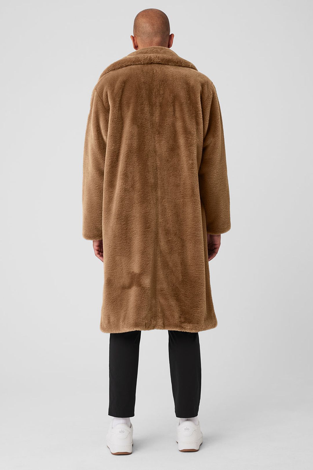 Oversized Faux Fur Trench - Toasted Almond