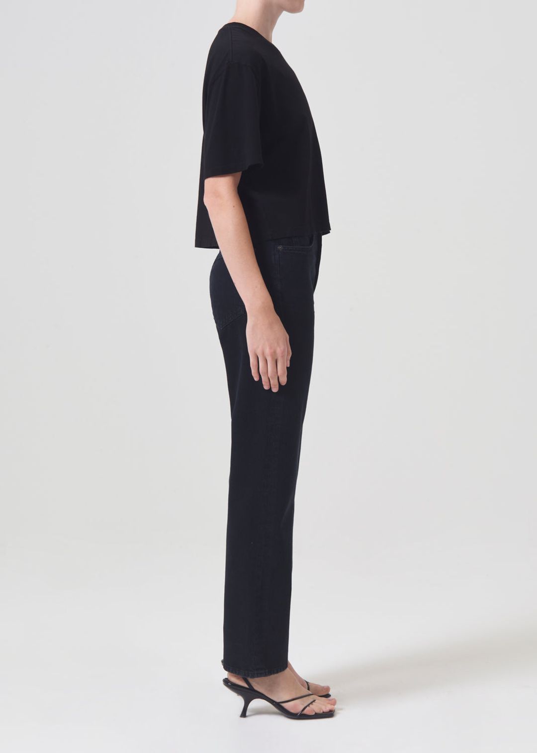 90's Pinch Waist High Rise Straight in Crushed #4