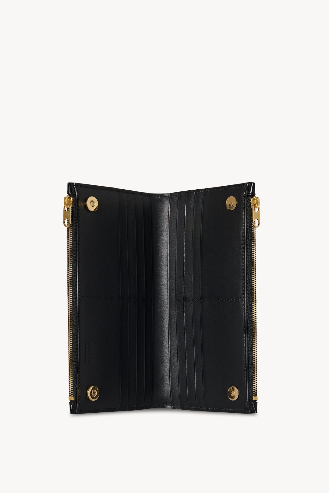 Multi Zipped Wallet in Leather #4