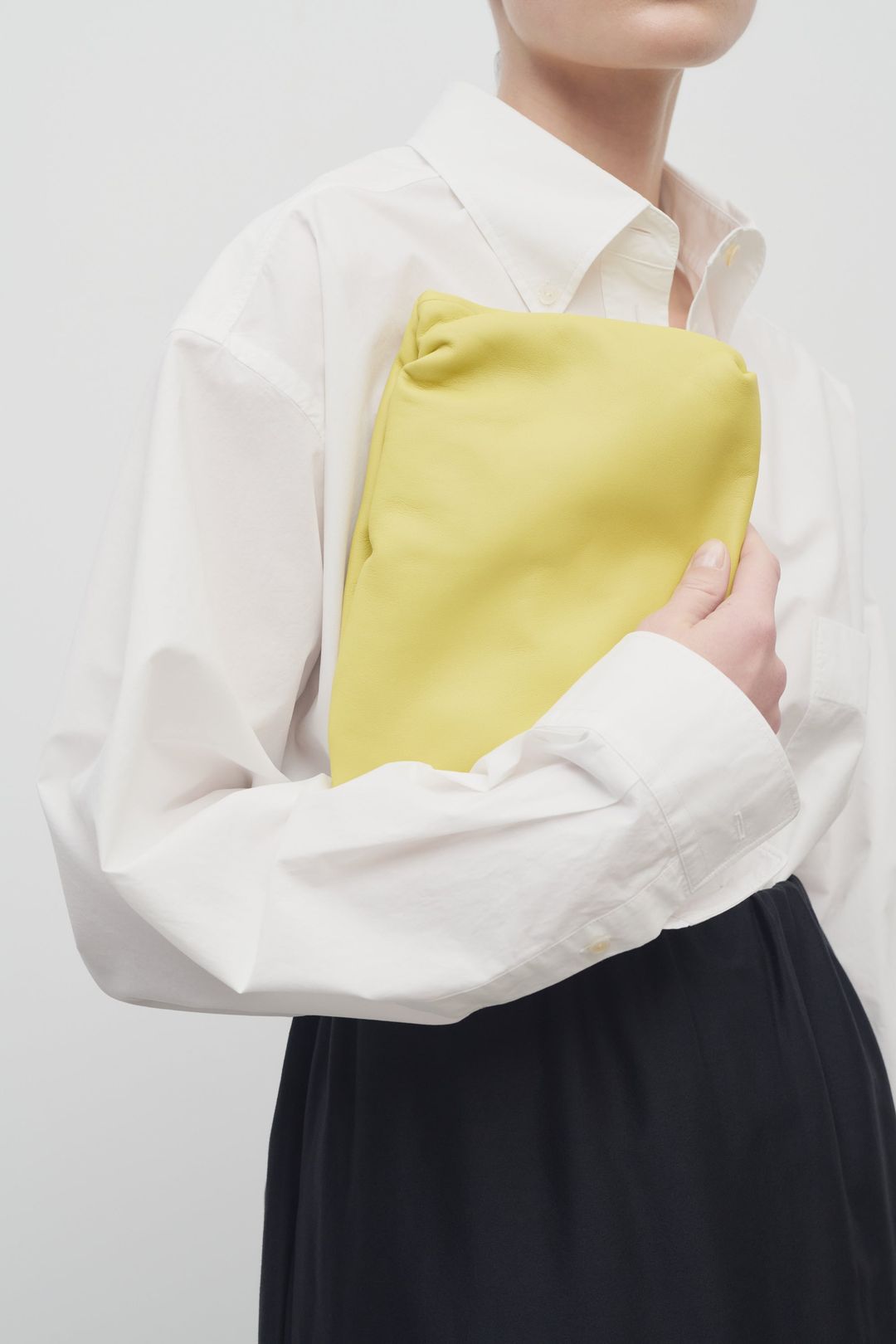 Bourse Clutch Bag in Leather #4
