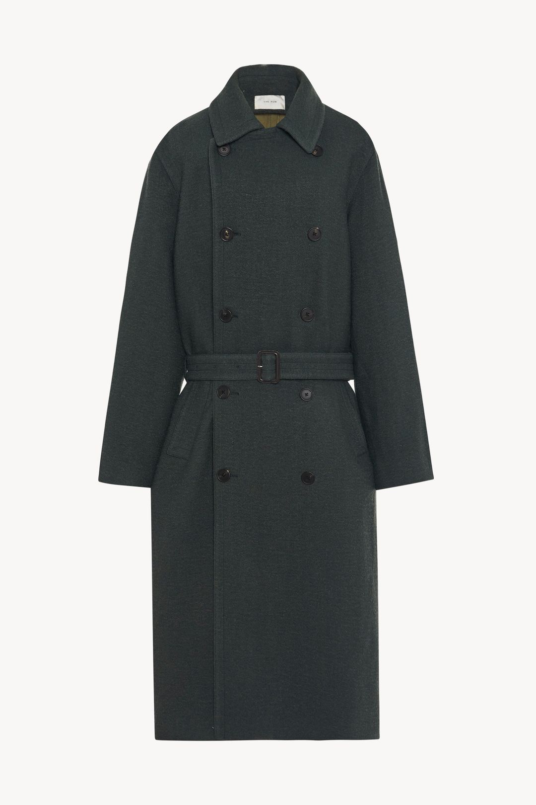 Beyza Coat in Virgin Wool and Linen
