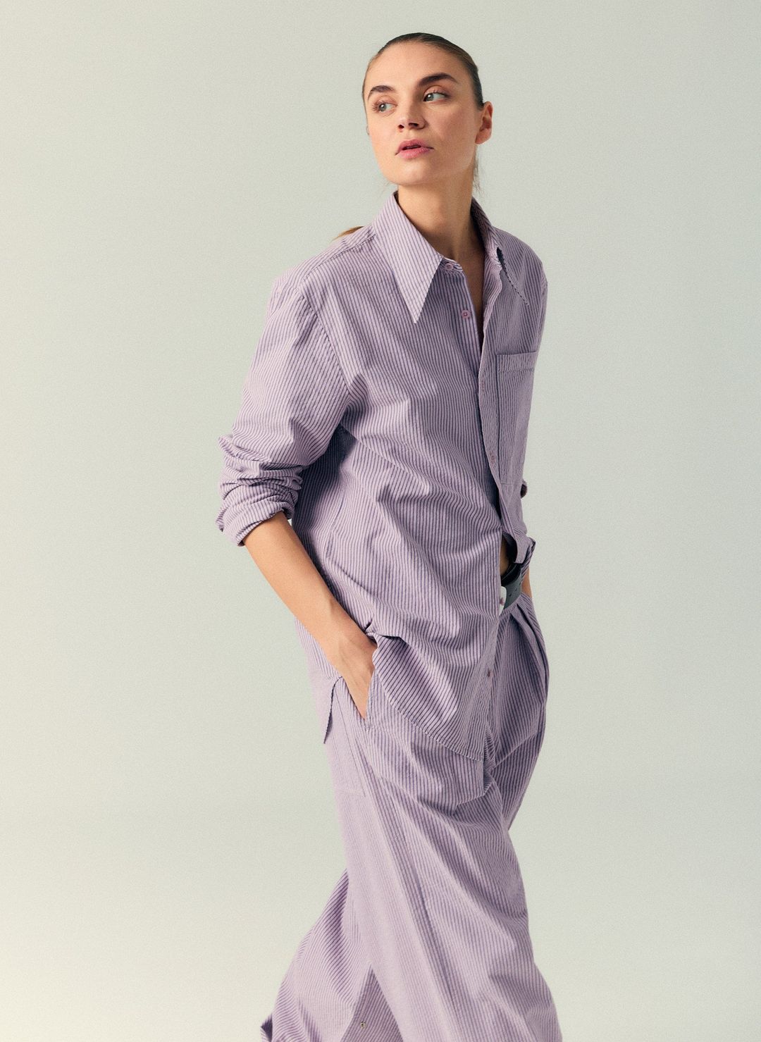 Garment Dyed Seersucker Classic Shirt #2