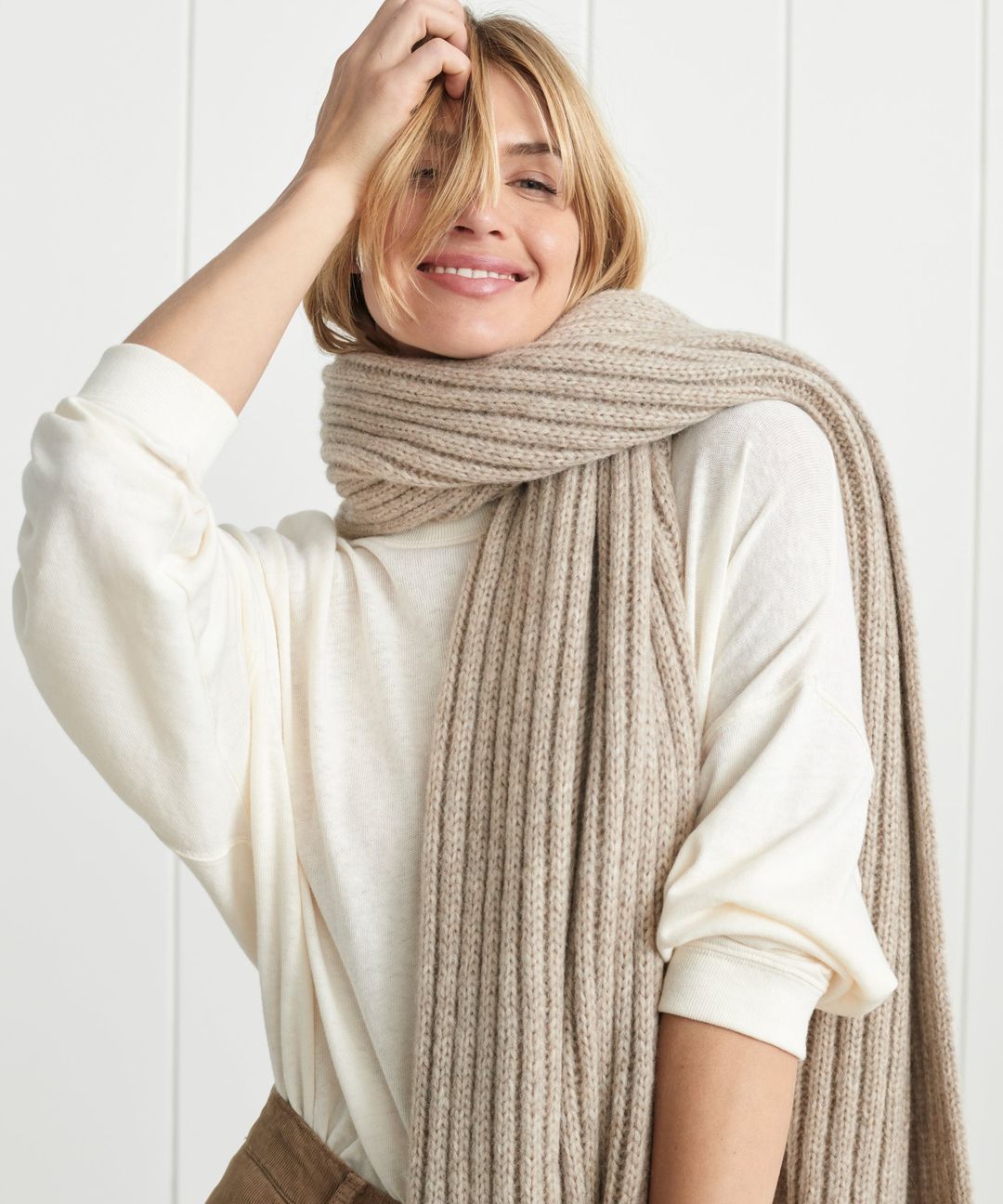 Ribbed Scarf