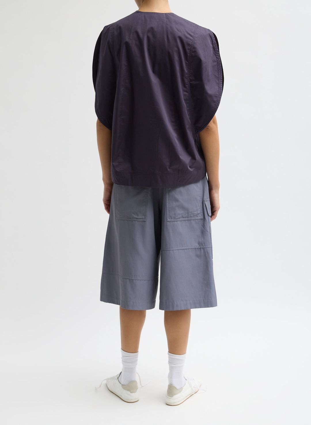 Eco Poplin Balloon Origami Top #3
