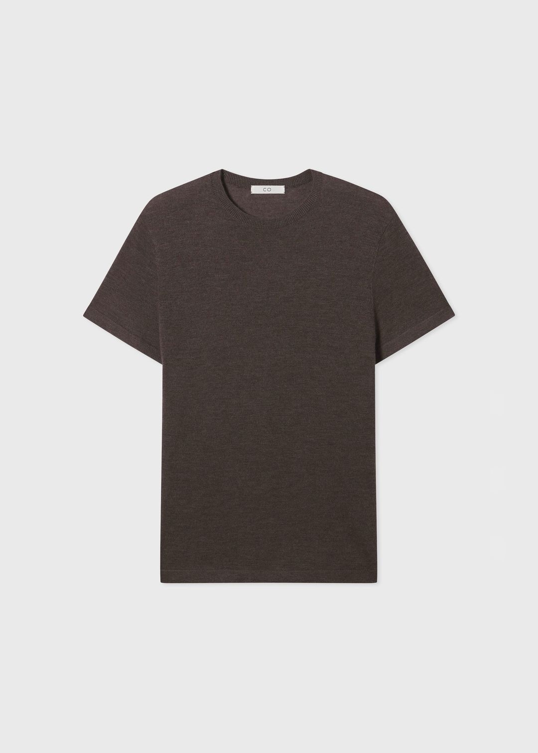 Relaxed Tee in Fine Cashmere - Brown #3
