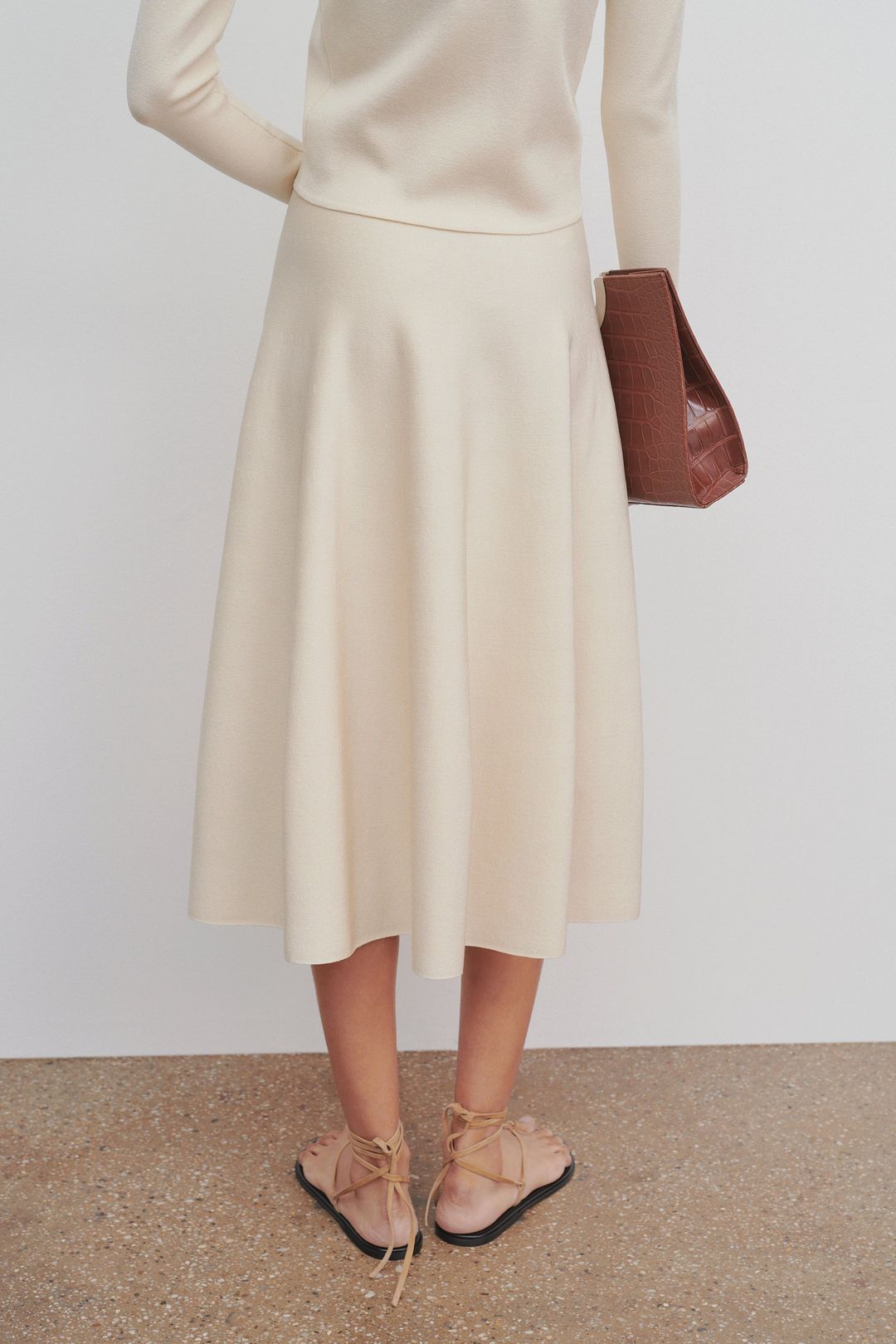 Cindy Skirt in Glossy Viscose #4