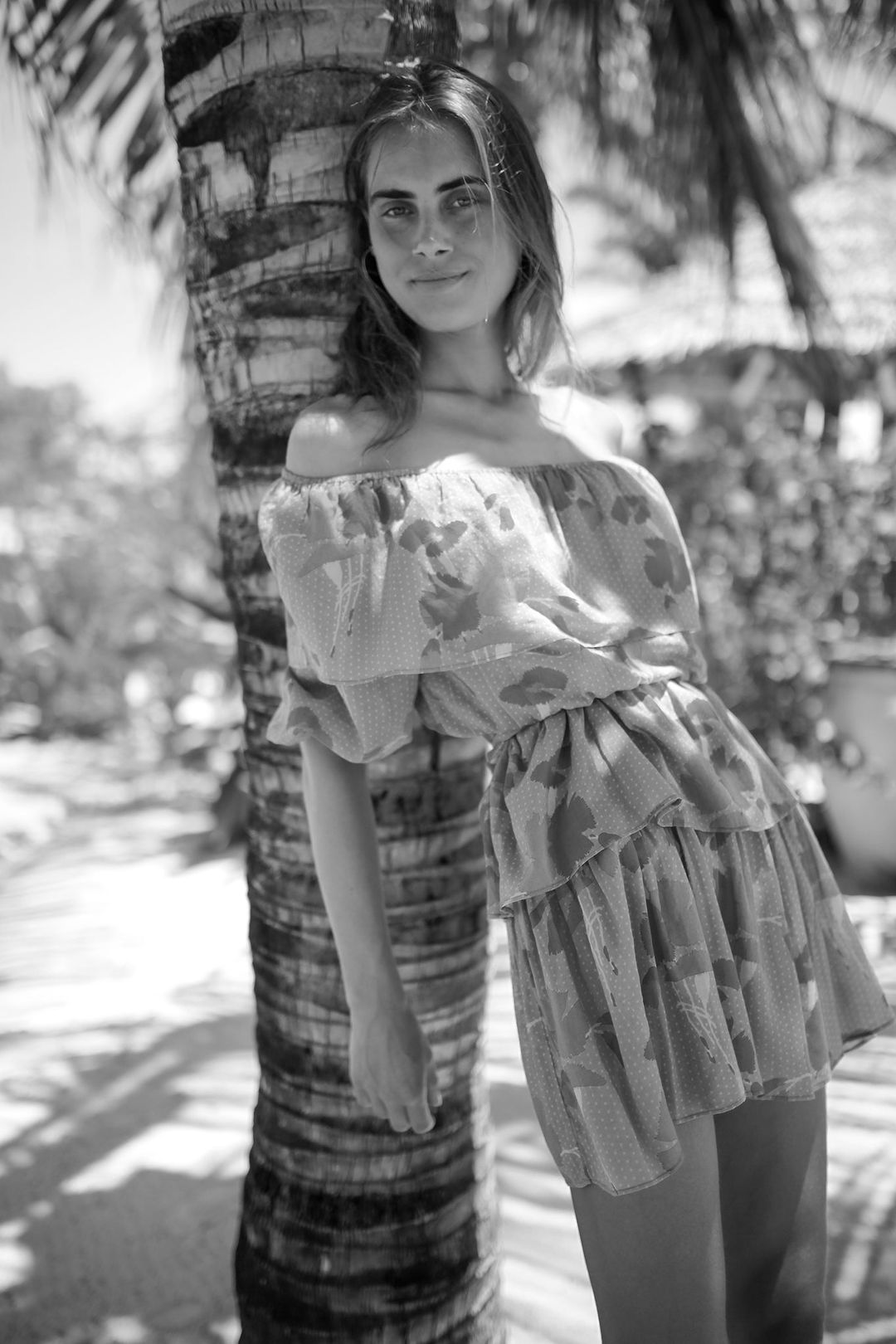 Basil Printed Gauze Mini Dress - Pink Lemonade