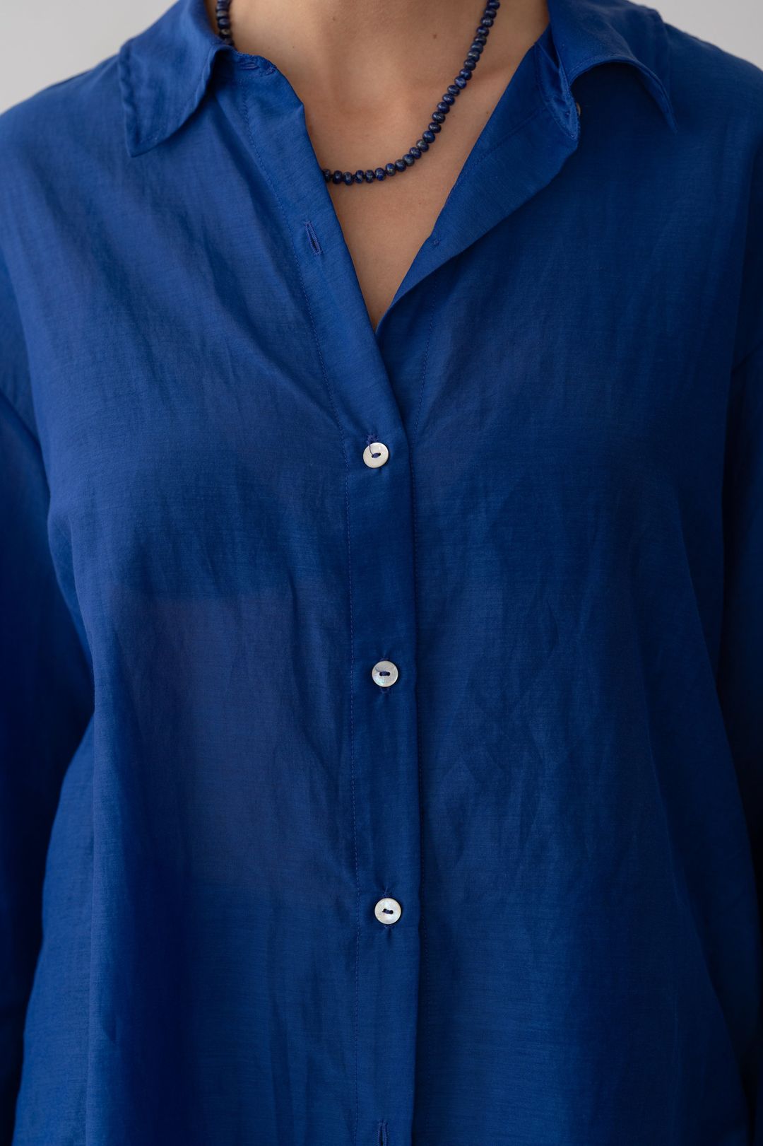 The Silk Cotton Sheer Shirt #8