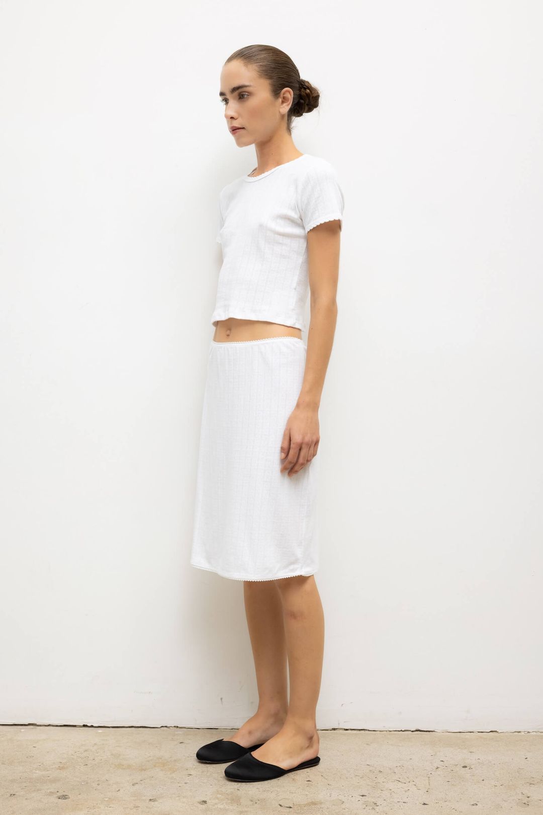 Pointelle Baby Tee #6