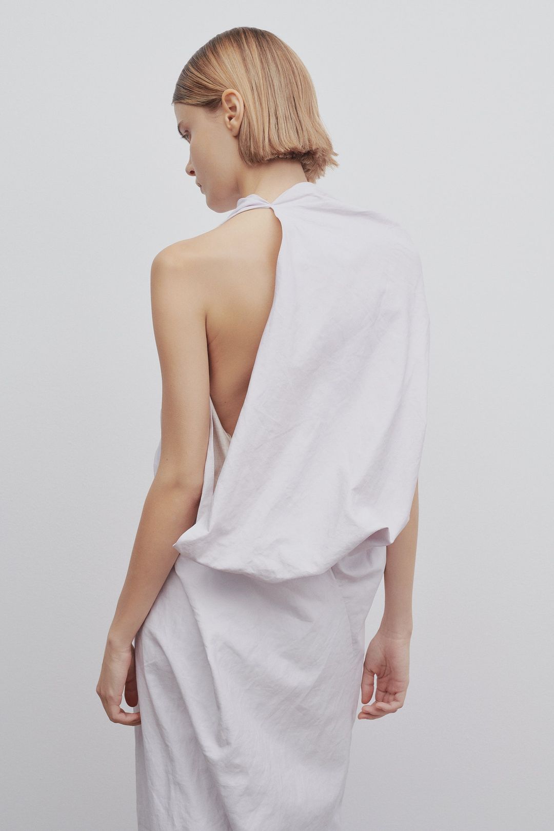 Bemonia Dress in Coated Linen #6
