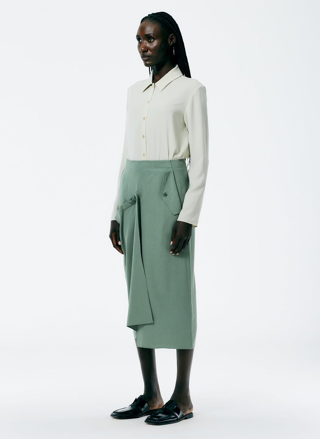 Lancaster Lyocell Draped Skirt #2