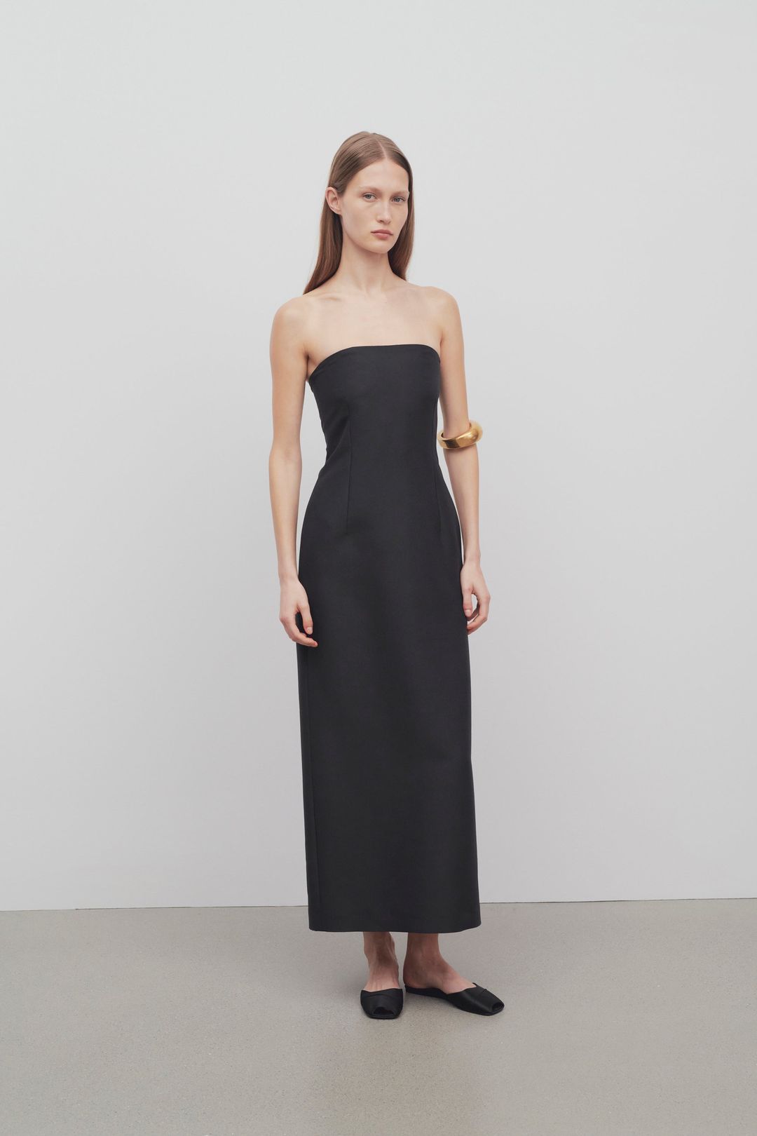 Ward Dress in Virgin Wool and Silk #3