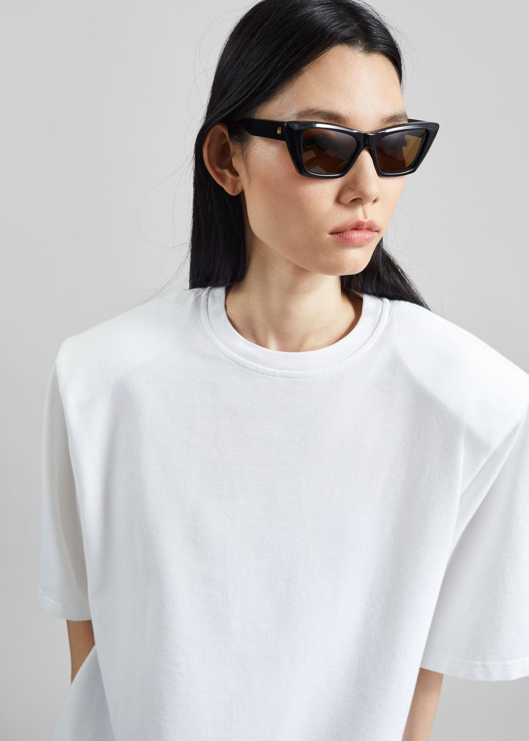 Anira Padded T-Shirt - White