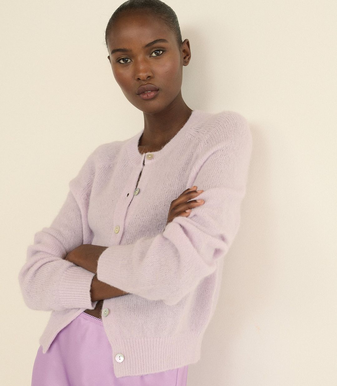 PETRA CARDIGAN -- VIOLET THISTLE #8