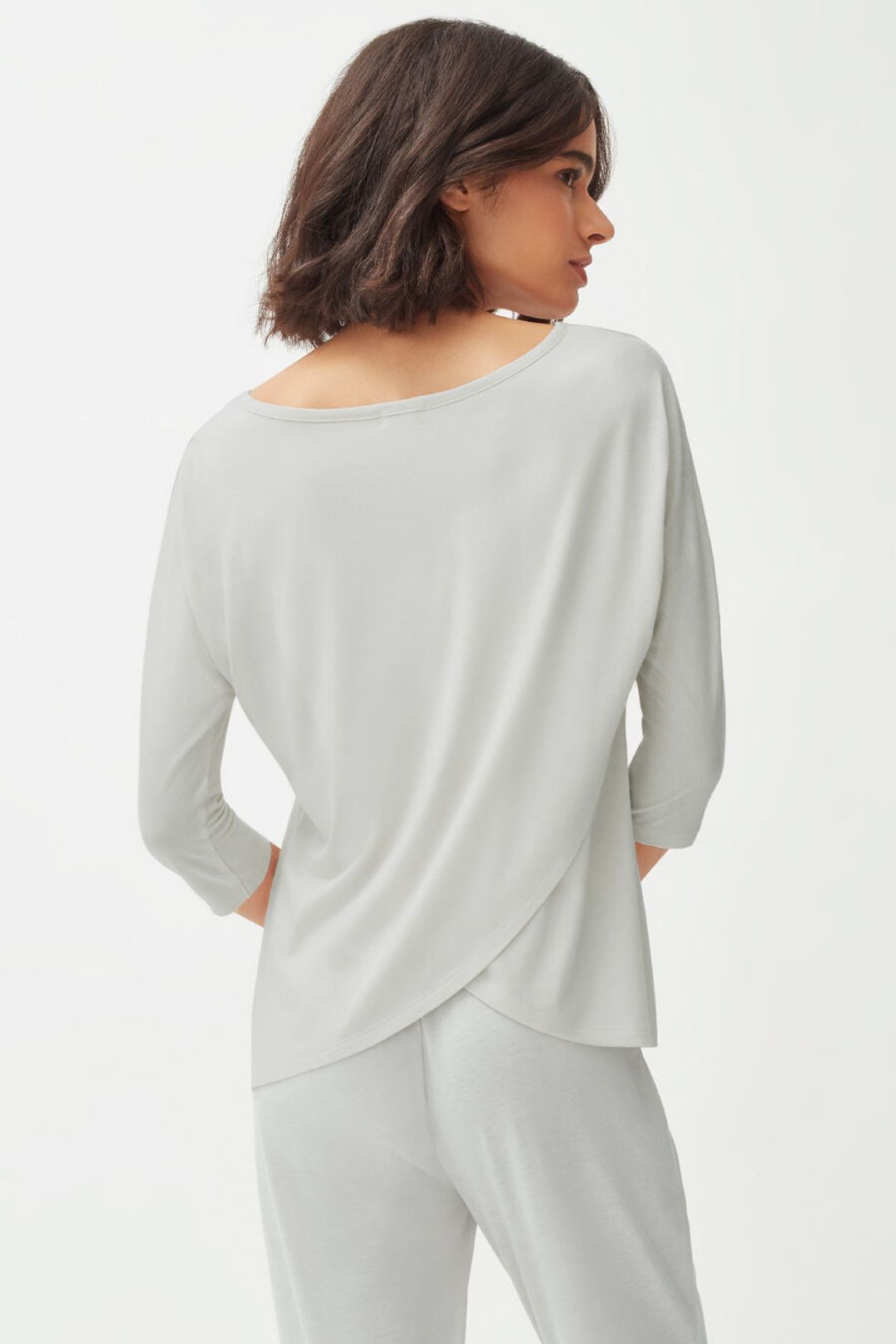 Organic Pima Drape-Back Top #12