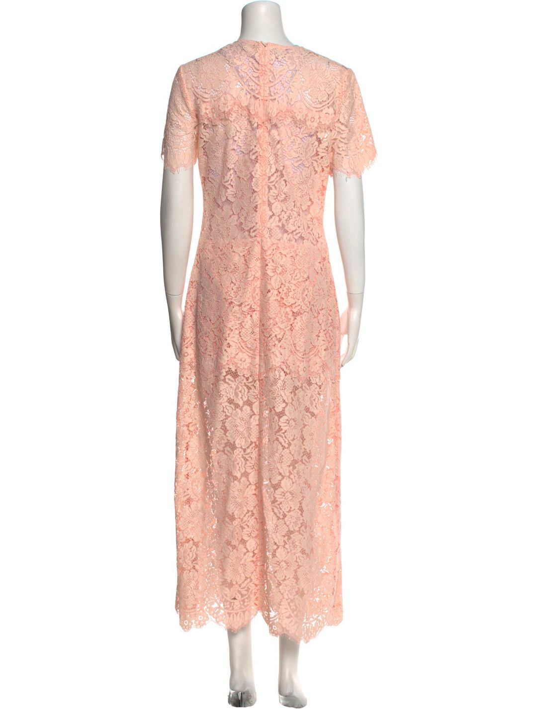 Lace Pattern Long Dress #3