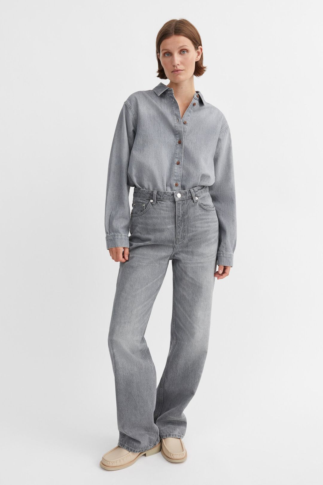 Millington shirt - Worn light grey #3