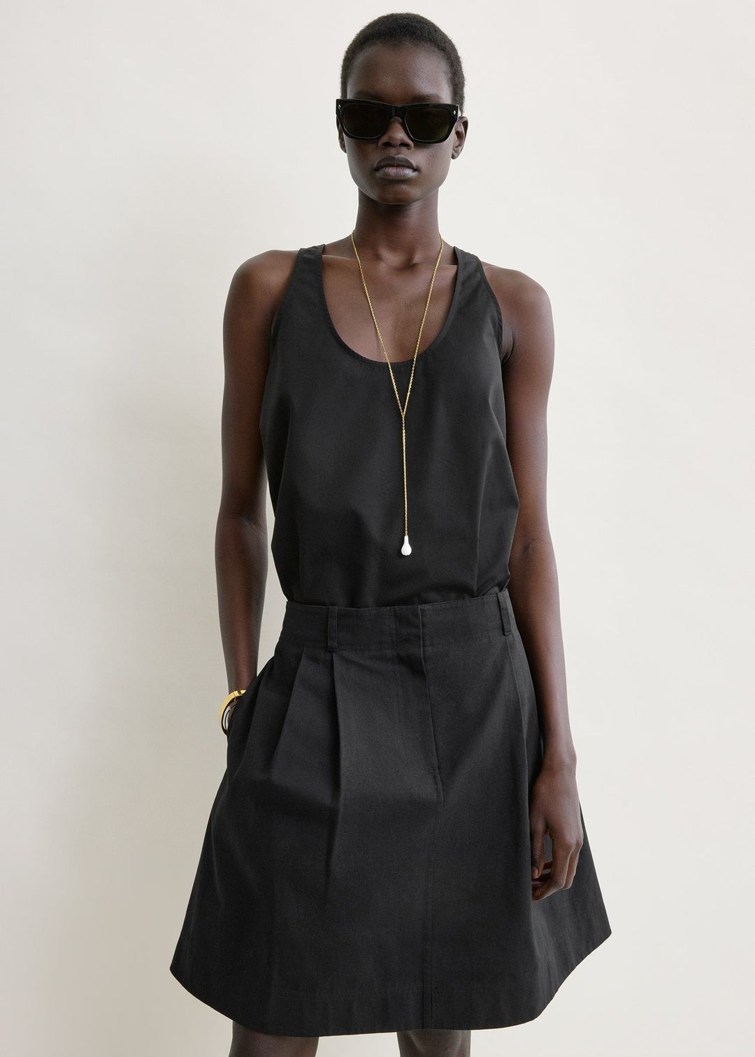 Chino skirt black #4