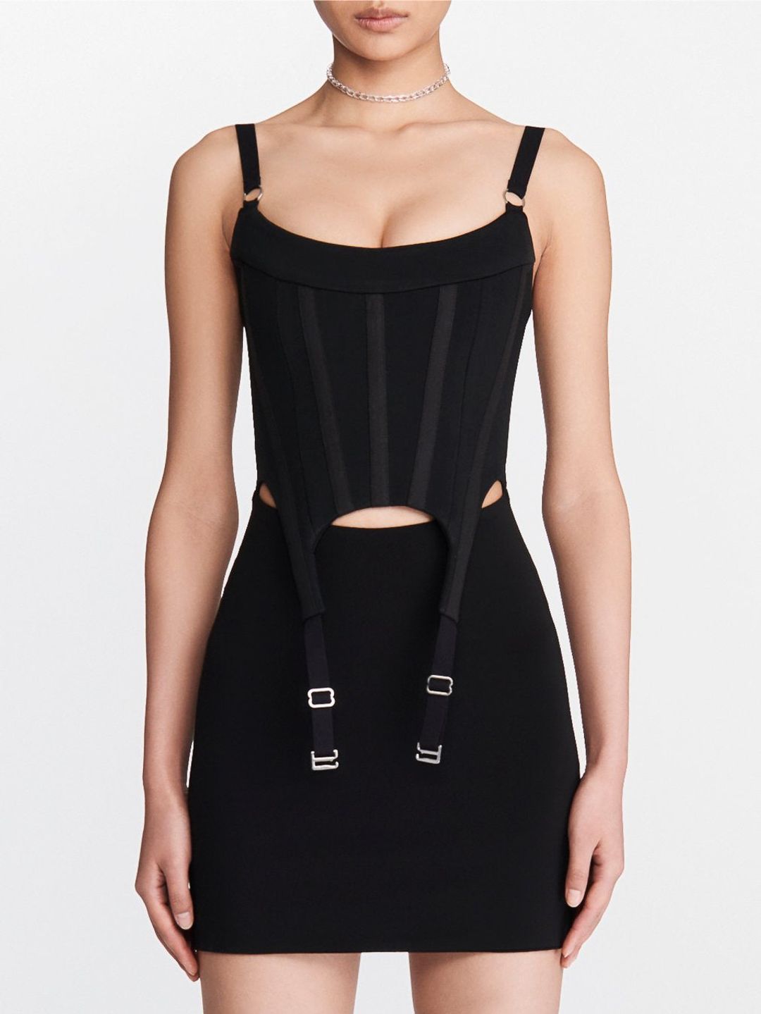 GARTER CORSET MINI DRESS #7