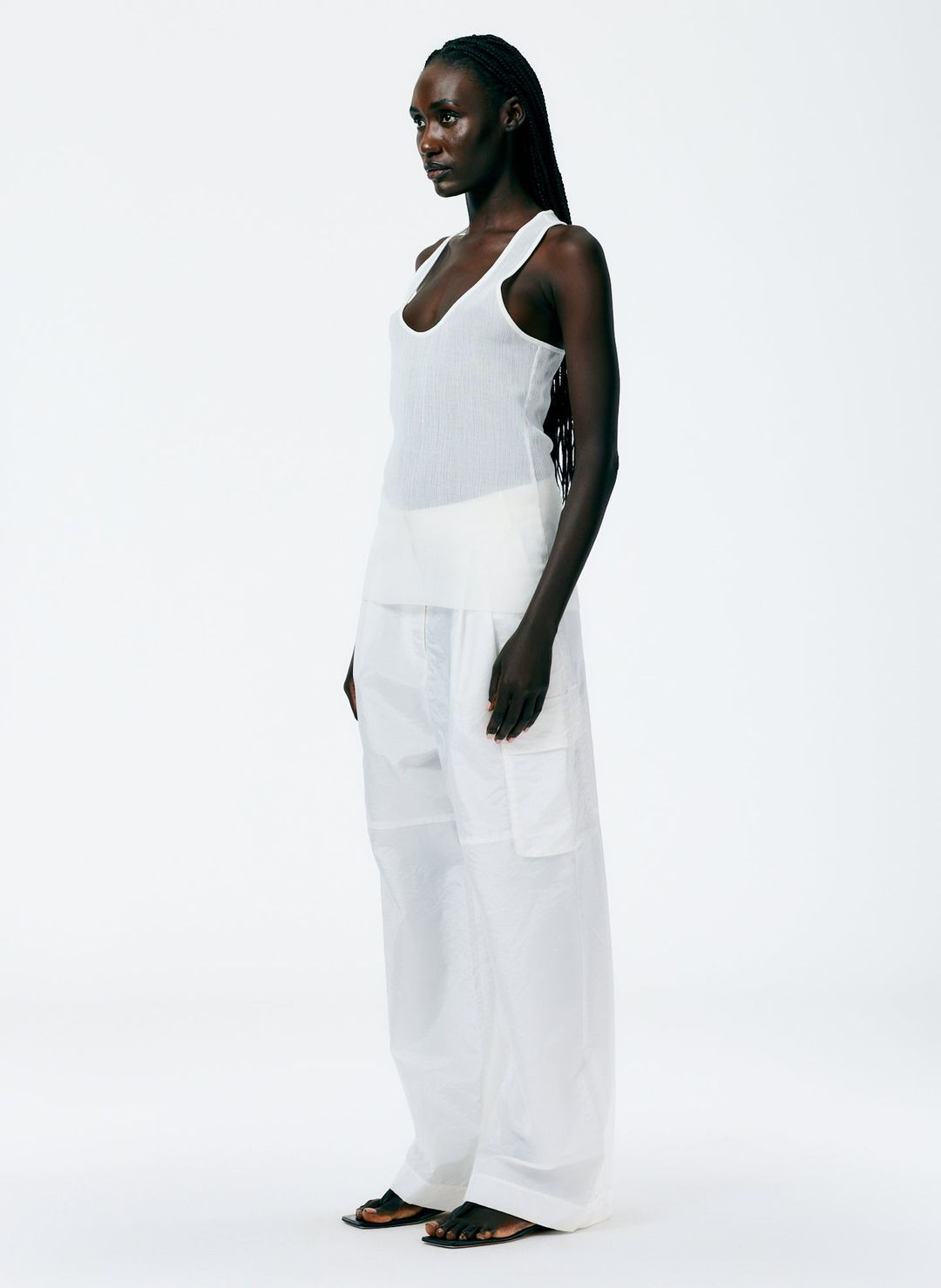 Crepe Gauze Racerback Tank #7